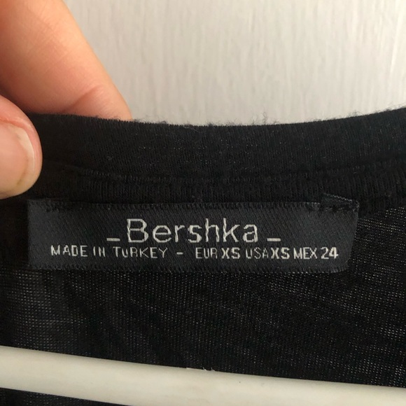 Cotton T shirt long top with long side slits - Picture 4 of 6